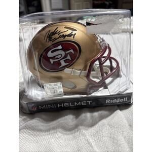 San Francisco 49ers, John Taylor, Signed Mini Helmet, Beckett Authenticated